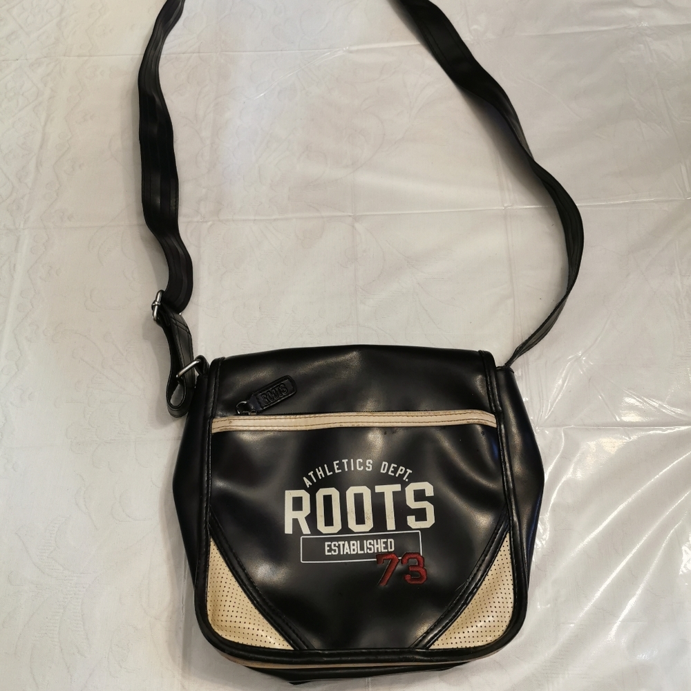Roots Athletics 73 Navy Blue Crossbody Bag